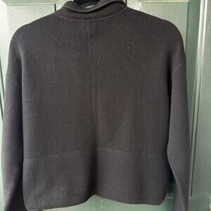 J.Crew Women's S Lambswool Blend Button Cardigan Black Vintage Y2K Hong Kong